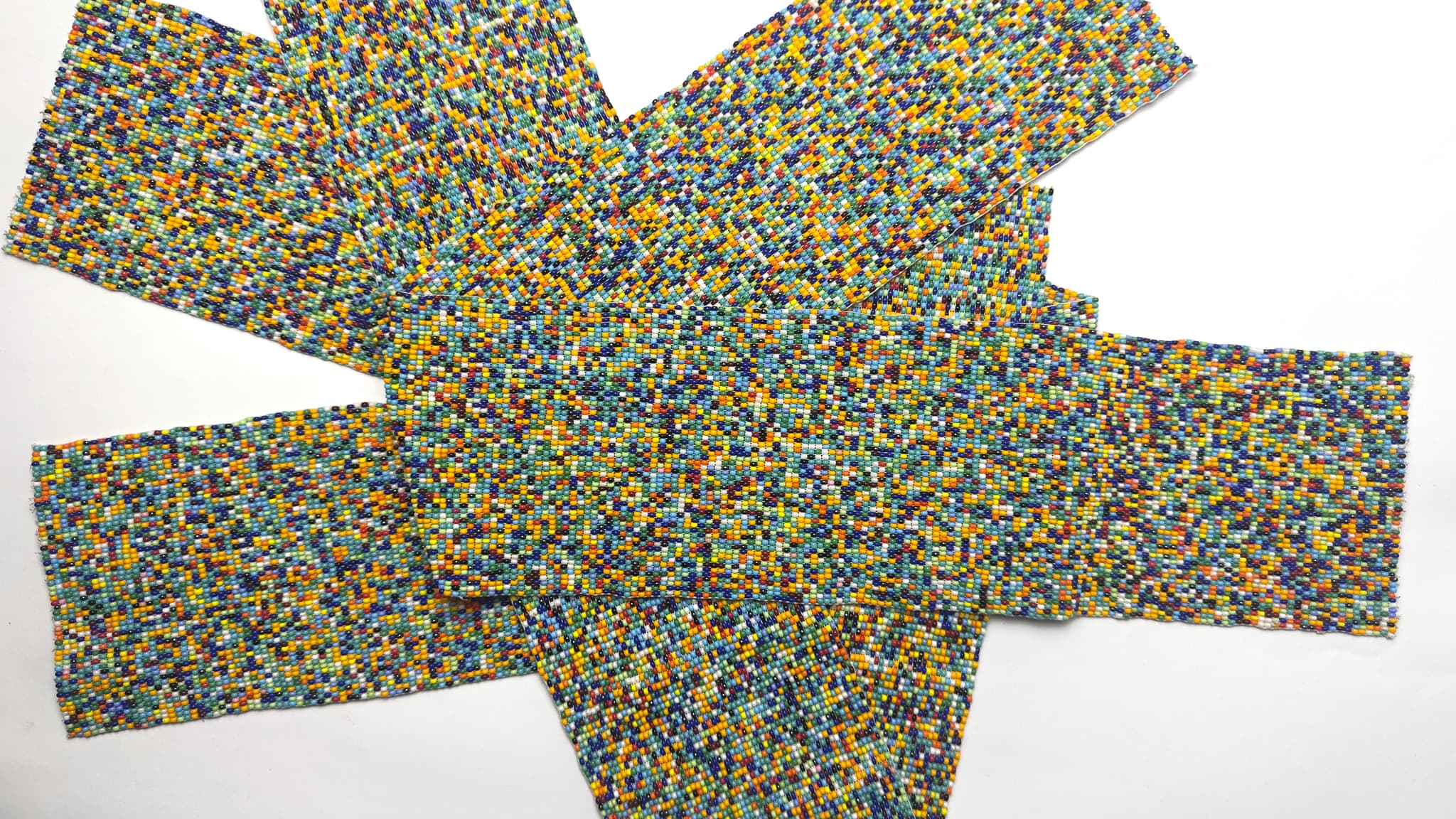 Polychromatic Micro Glass Beads