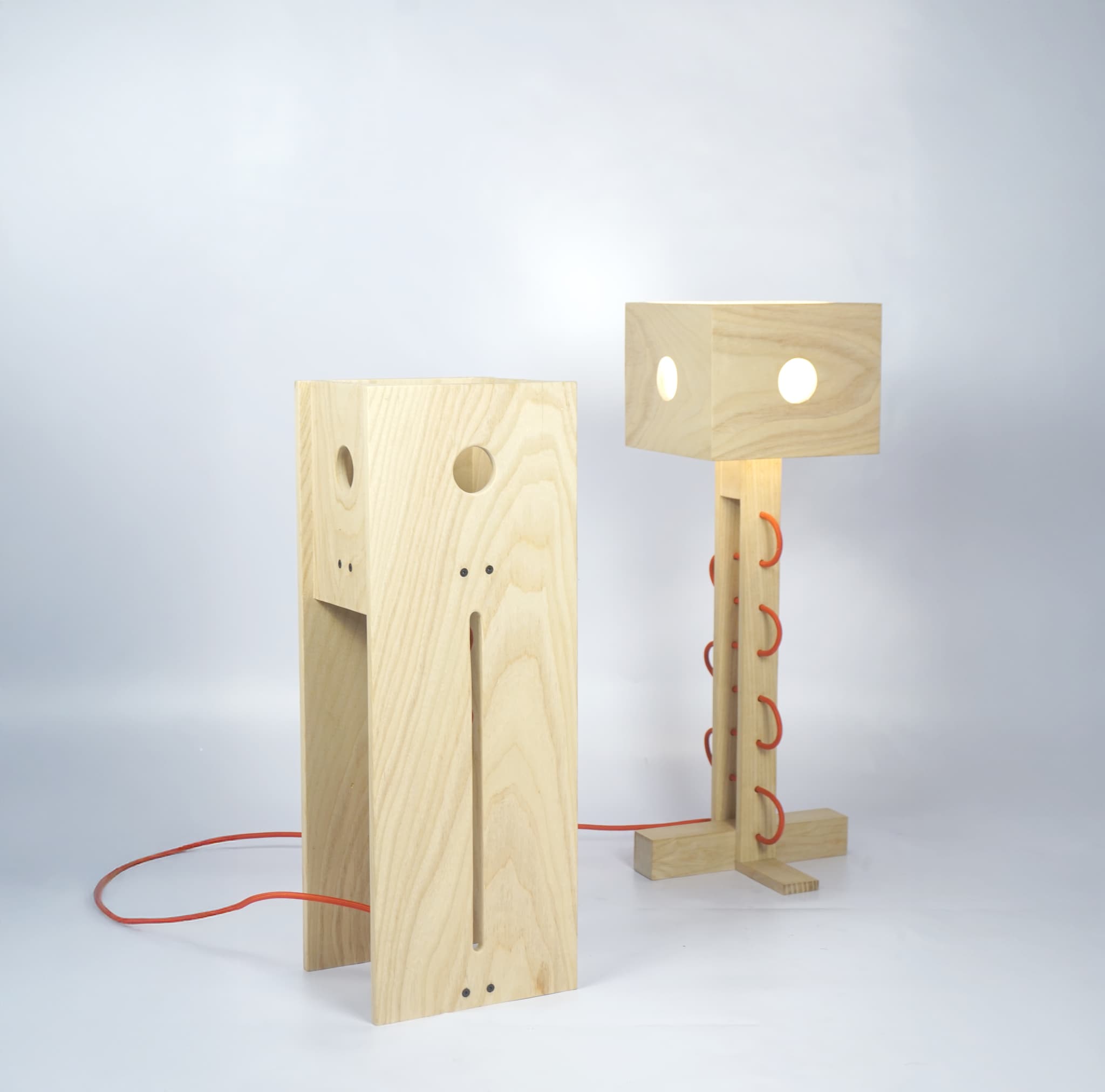 Solid Timber & Stone Object