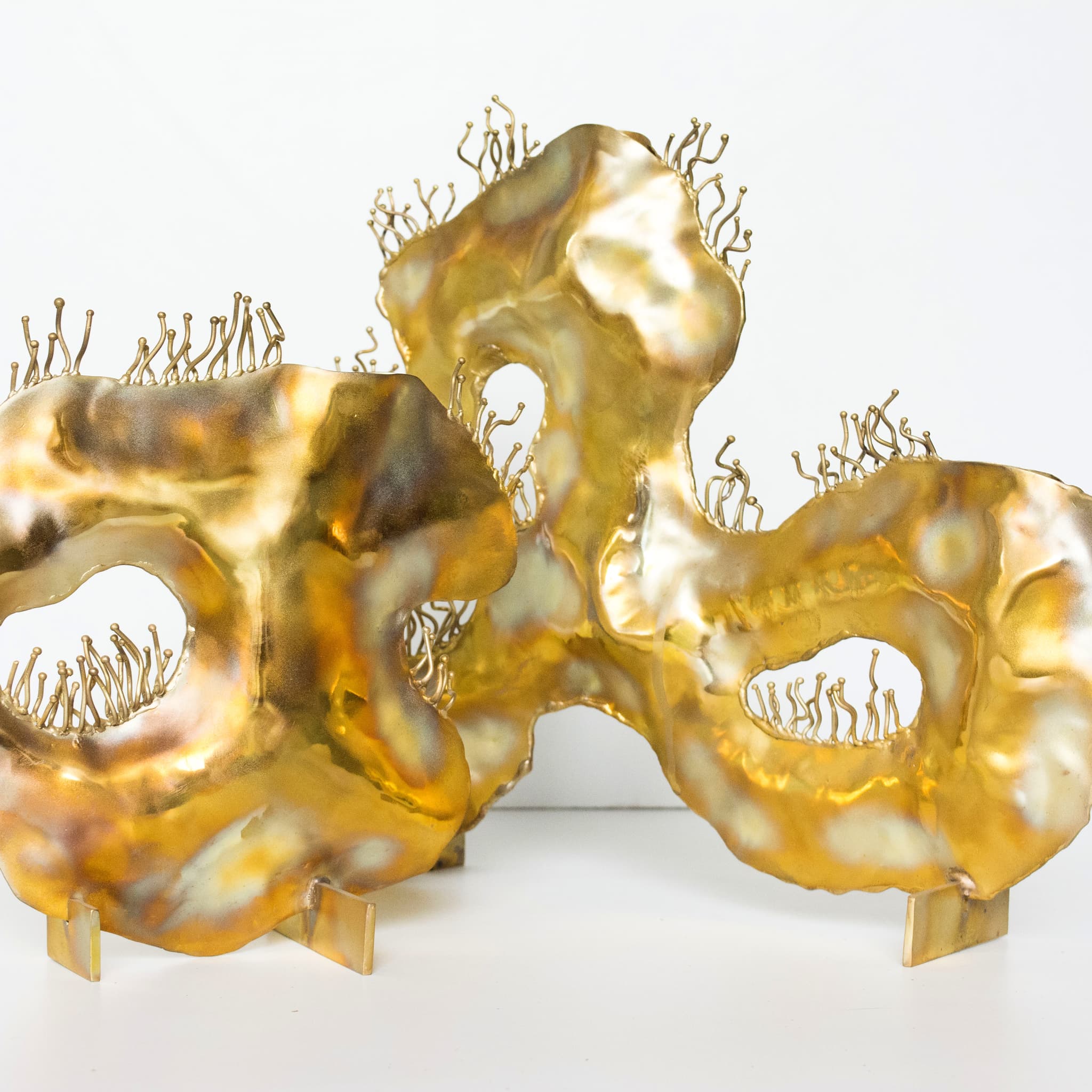 Sculpted Brass Structural Element