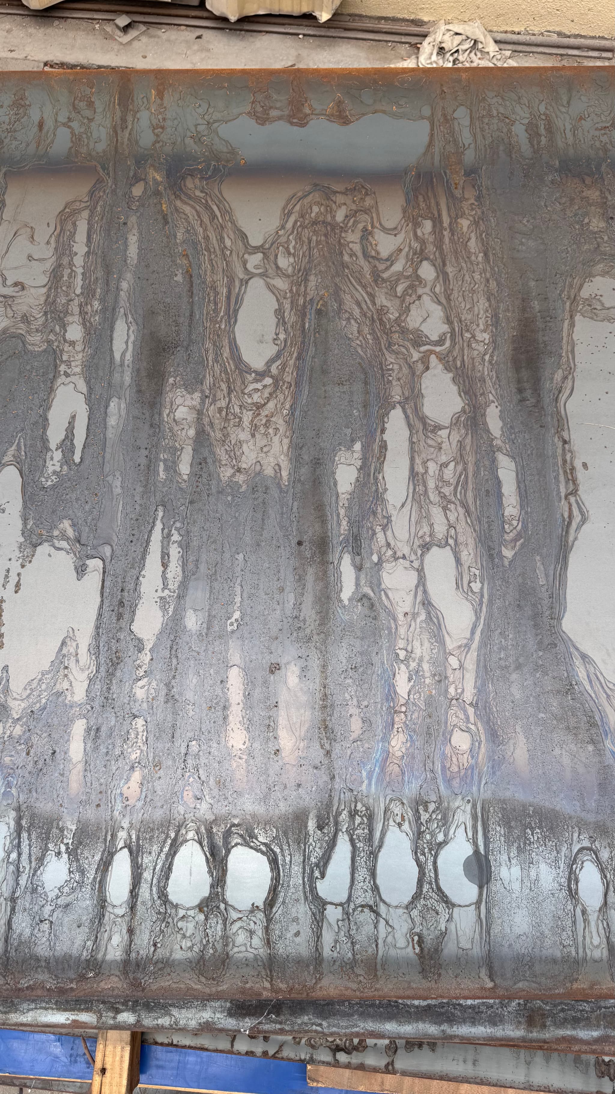 Iron Textures Etched Oxide