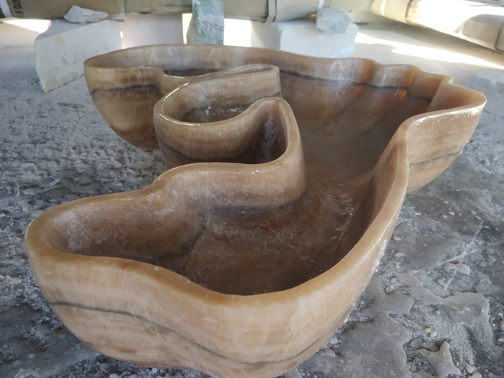 Onyx Carved Dish